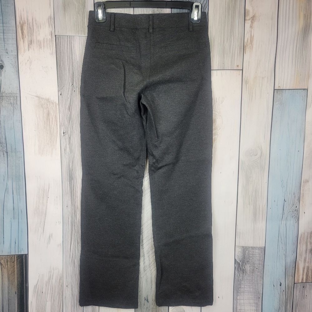 Betabrand Charcoal Gray Straight Leg Pants Size XS S Petite - Picture 4 of 5